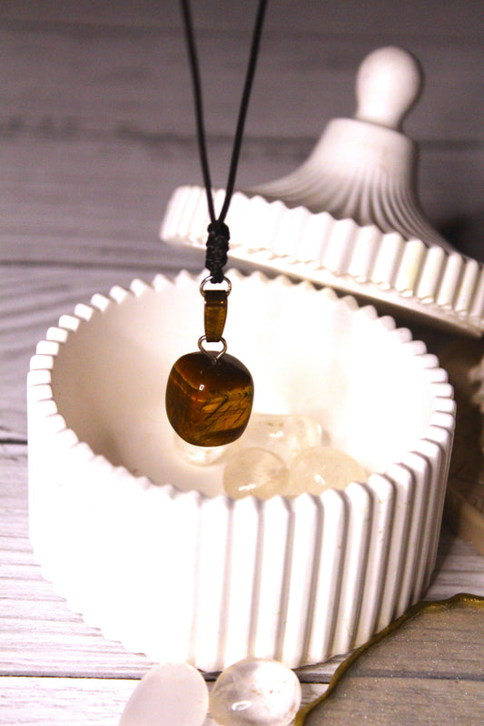 Tiger's Eye Tumble Pendant