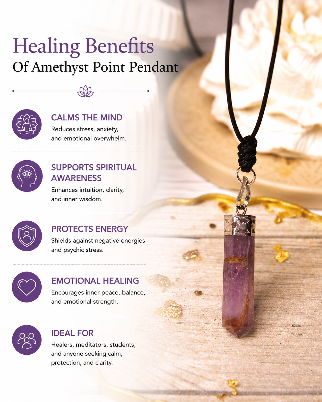 Amethyst Point Pendant