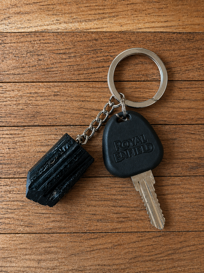 Black Tourmaline Key Chain