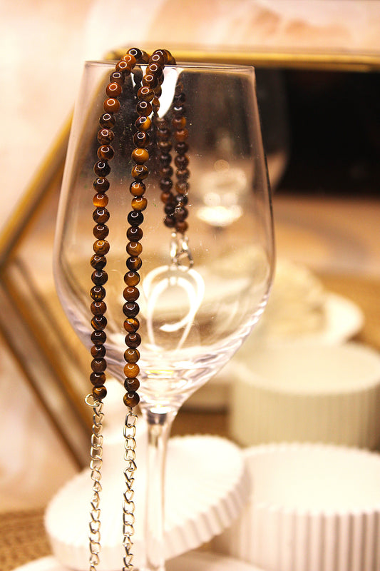 Tiger's Eye 4mm Anklets