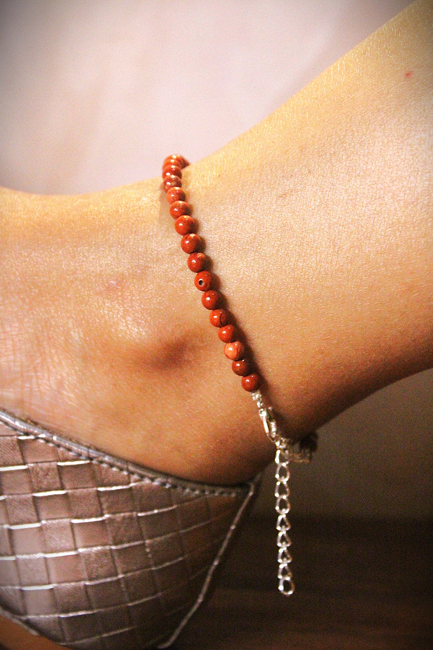 Red Jasper 4mm Anklets
