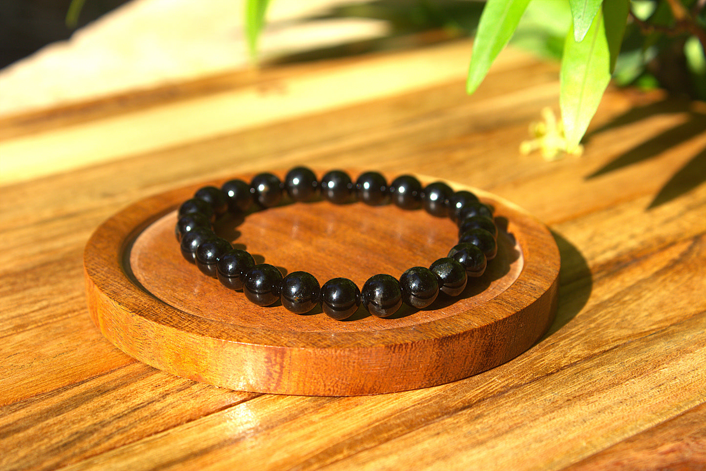 Black Tourmaline with Free Selenite Tumble