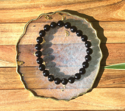 Black Tourmaline with Free Selenite Tumble