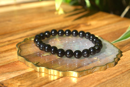 Black Tourmaline with Free Selenite Tumble