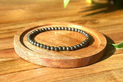 Raw Pyrite Bracelet with free Selenite Tumble