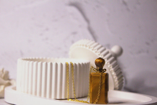 Tiger's Eye Perfume Bottle
