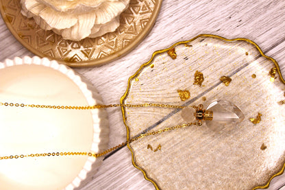 Clear Crystal Perfume Bottle