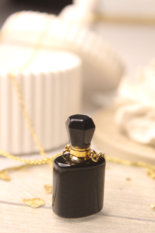 Black Tourmaline Perfume Bottle