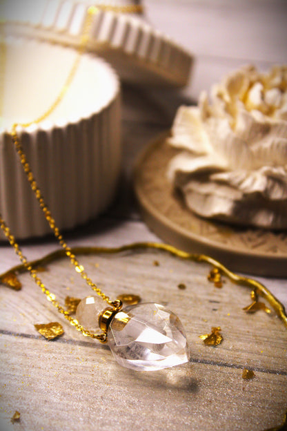 Clear Crystal Perfume Bottle