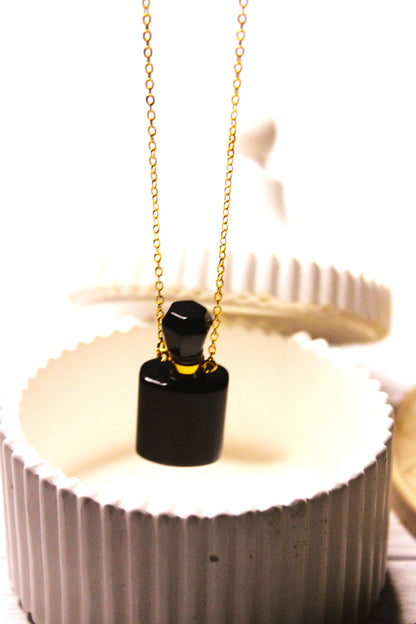 Black Tourmaline Perfume Bottle