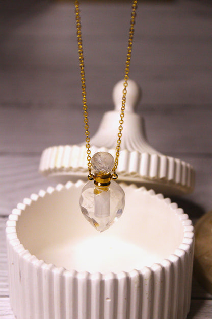 Clear Crystal Perfume Bottle