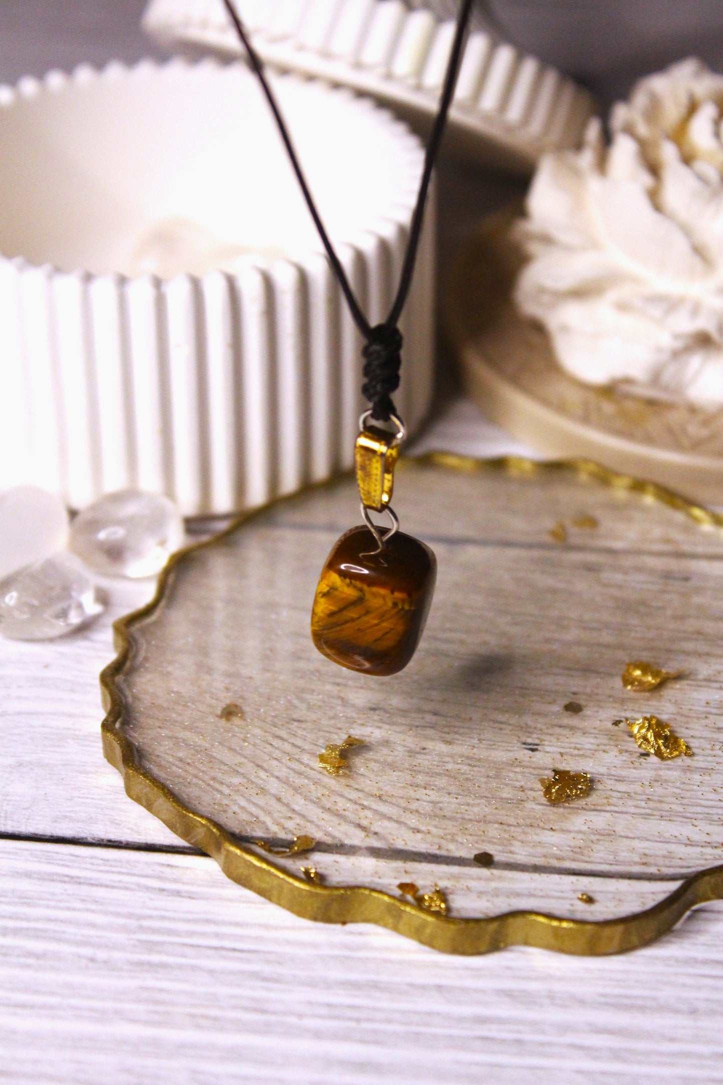 Tiger's Eye Tumble Pendant