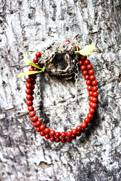 Red Jasper 4mm Anklets