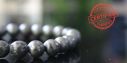 Raw Pyrite Bracelet with free Selenite Tumble