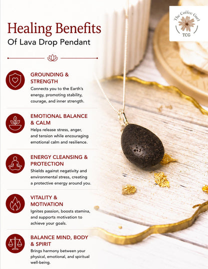 Lava drop Pendant