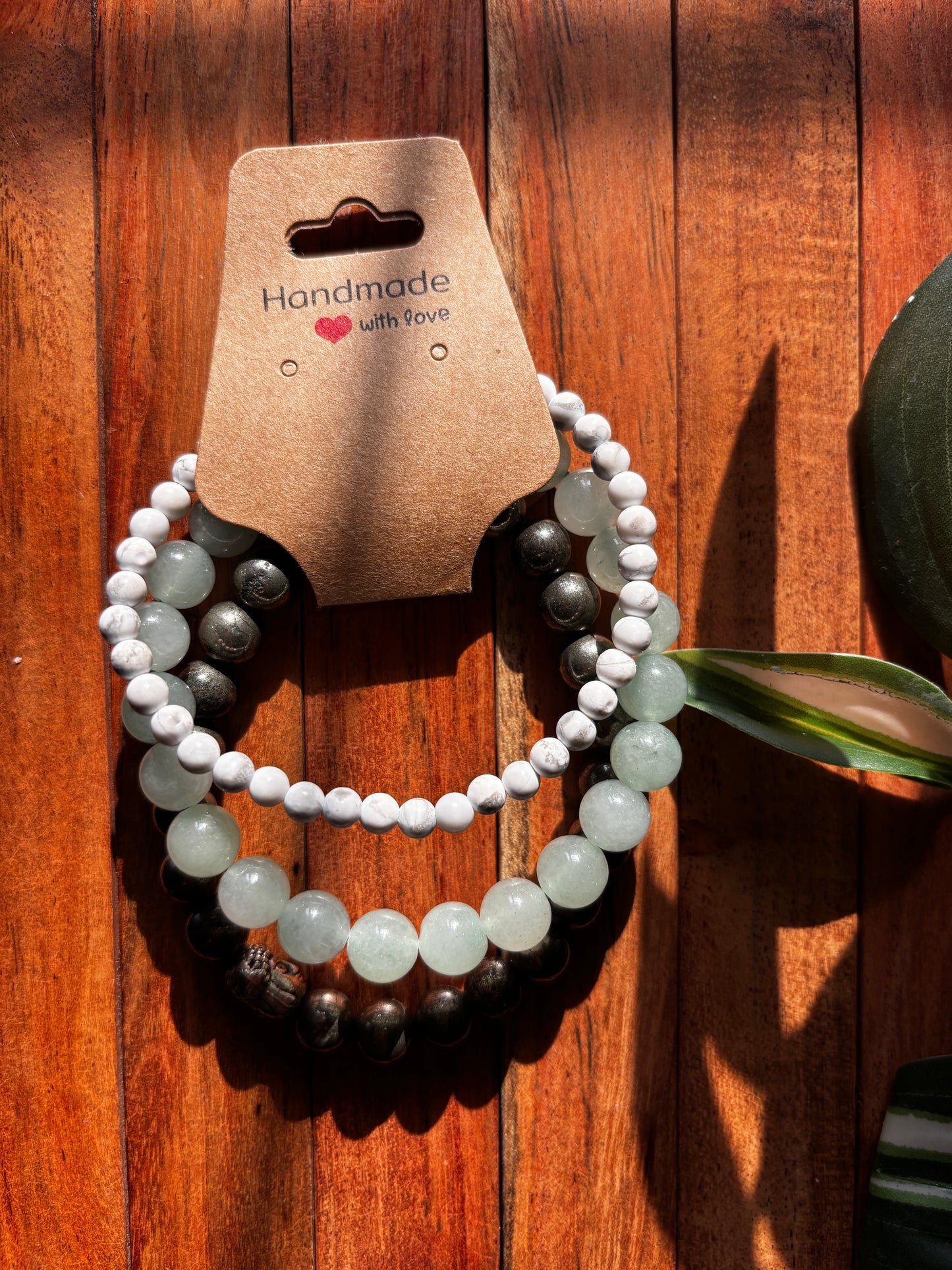 Prospera Bracelet Stack with free Selenite Tumble