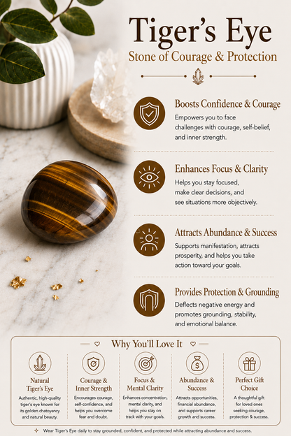 Tiger's Eye Lock Pendant